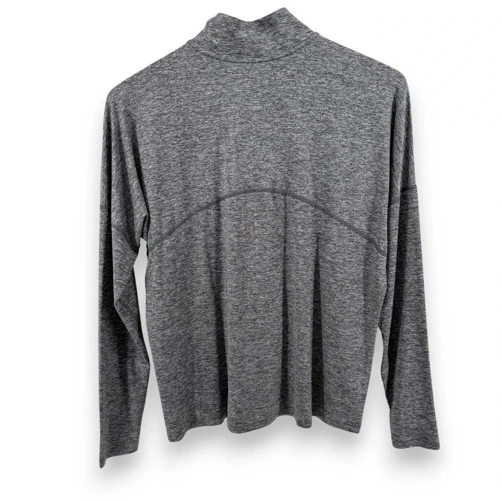 Nike Dri-FIT Running‎ Quarter Zip Long Sleeve Pullover Top Gray XL